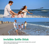 AKASO 360 Cámara de acción 360 Kit de Creadores, con 64GB Tarjeta de Memoria Sensor de 1/2", 5.7K 360, Fotos 72MP, Pantalla táctil de 2.29", Cámara Deportiva 360, Palo Selfie Invisible