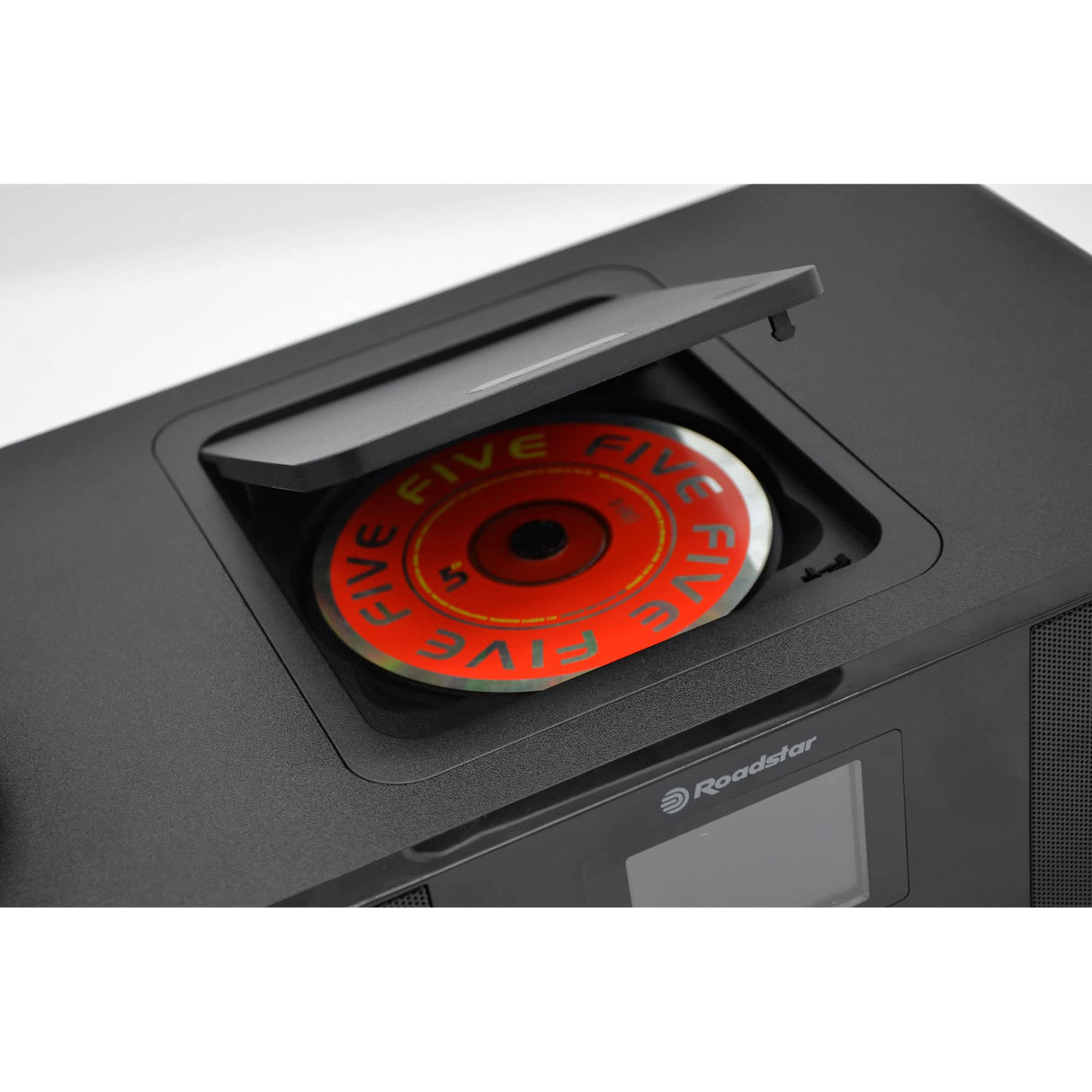 Roadstar IR-540D+BT/BK Microcadena Radio Internet Wi-Fi y Digital Dab+/ FM, Reproductor CD-MP3, Bluetooth, USB para Carga Rápida, AUX IN, Mando a Distancia, Conexión Auriculares, Negro
