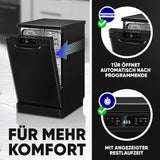 Lave vaisselle encastrable 45cm Noir Bomann GSP7418-Noir
