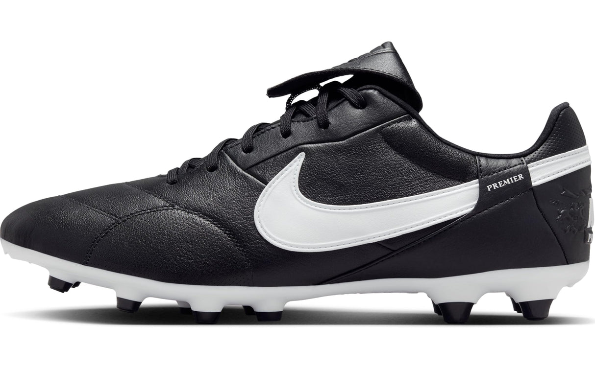 NIKE The Premier III FG, Zapatillas de fútbol Hombre, Black White, 44 EU