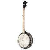 ORTEGA Falcon Series Banjo - Carbón transparente + Funda, OBJE400TCO