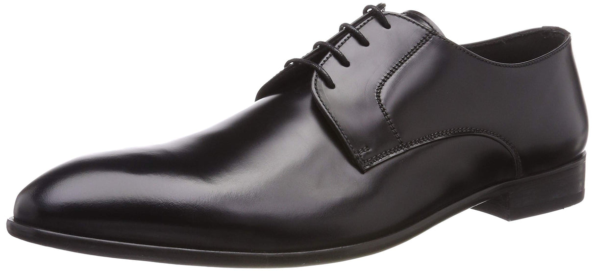 Lottusse L5881, Zapatos de Cordones Derby Hombre, Negro (Slimer Negro 000), 45 EU