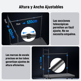 NEEWER Equipo de Montaje de cámara Superior con Doble Cabezal de Bola, súper Abrazadera/Soporte para teléfono/Abrazadera C para Fotos de Escritorio, Plataforma de Montaje de Metal para múltiples