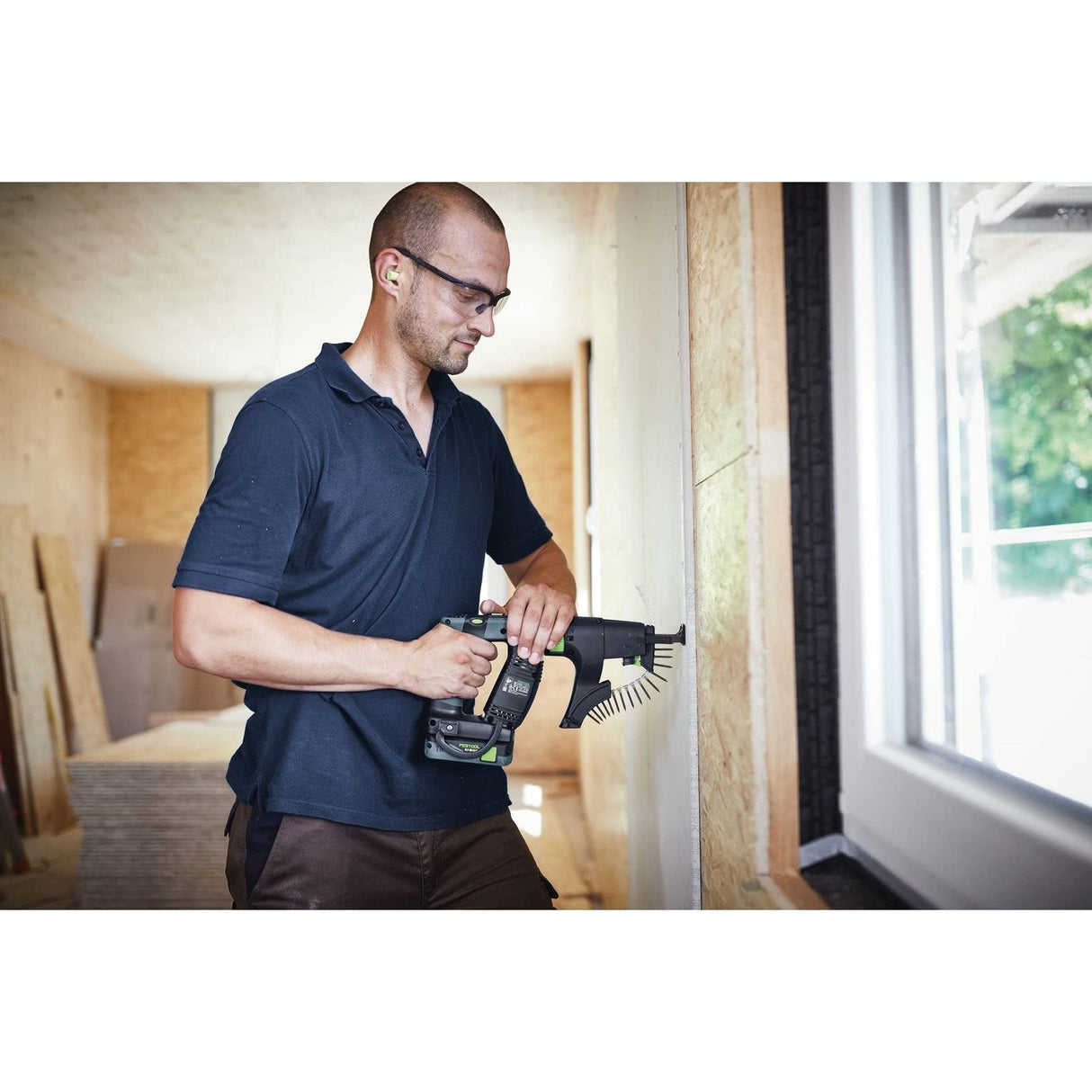 Festool Atornillador de construcción en seco a batería DWC 18-2500 Basic DURADRIVE