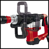 Einhell Martillo de demolición TE-DH 32 (1500 W, 32 J, 1900 min-1, portaherramientas SDS-max, mango principal+empuñadura suave, incl. cincel de punta/plano, e-box)