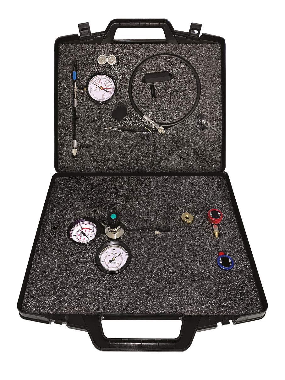 KS Tools 550.1409 550.1409 - Kit de detección de fugas de aire acondicionado con nitrógeno hidrogenado