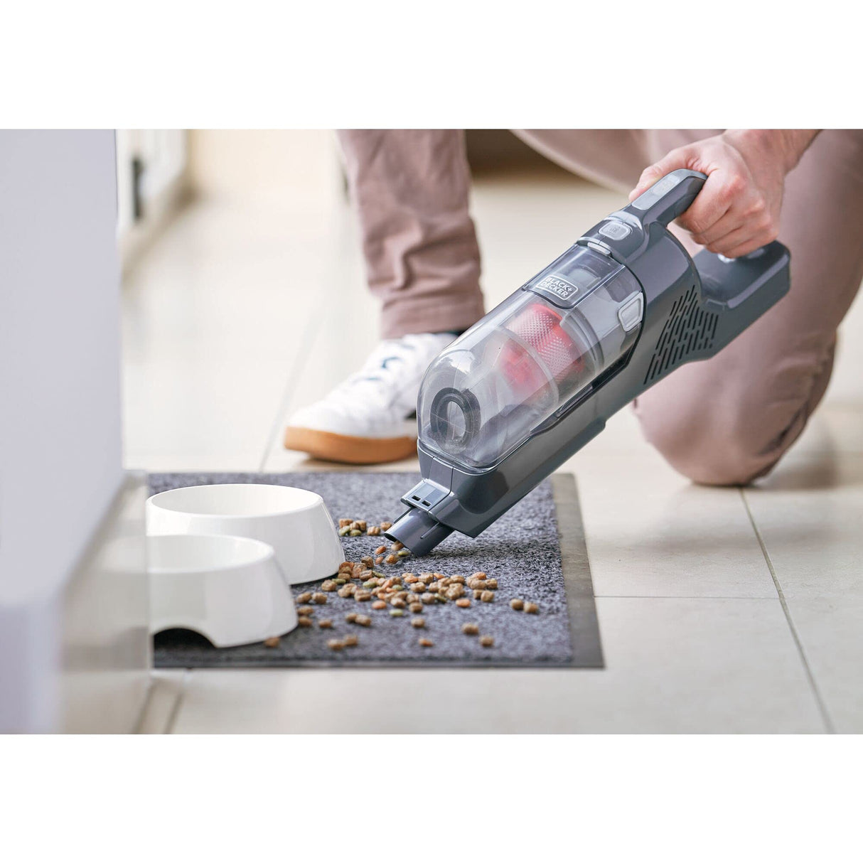 Black+Decker BHFEA520J-QW - Aspirador sin Cable 2en1 con tecnología de Litio de 18V