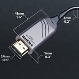KabelDirekt – 8K HDMI 2.1 cable óptico, certificado con 0% de pérdida de señal – 15m (Ultra High Speed, 48G, 8K@60Hz, con licencia oficial, cable de fibra óptica flexible, gris/negro)