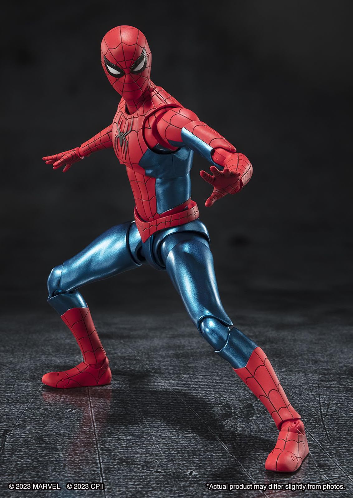 TAMASHII NATIONS - Spider-Man: No Way Home - Nuevo Traje Rojo y Azul, Figura de Acción Bandai Spirits S.H.Figuarts