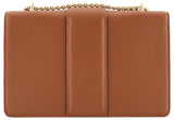 Armani Exchange Jodie-Correa para el Hombro con Cadena de Oro, Crossbody M Mujeres, Whisky, Einheitsgröße