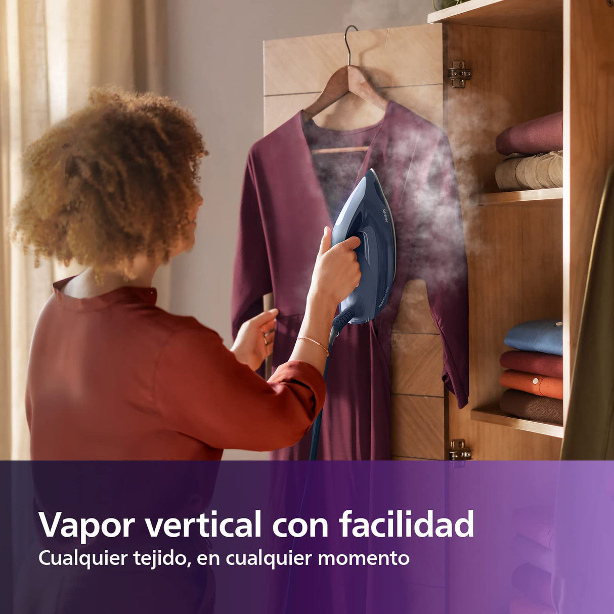 Philips PerfectCare Serie 7000 Generador de Vapor - 2100 W, Salida de Vapor de 600 g, 8,0 Bares de Presión, Tecnología OptimalTEMP, Depósito de 1,8 l, Azúl Marino/Azúl oscuro (PSG7030/20)