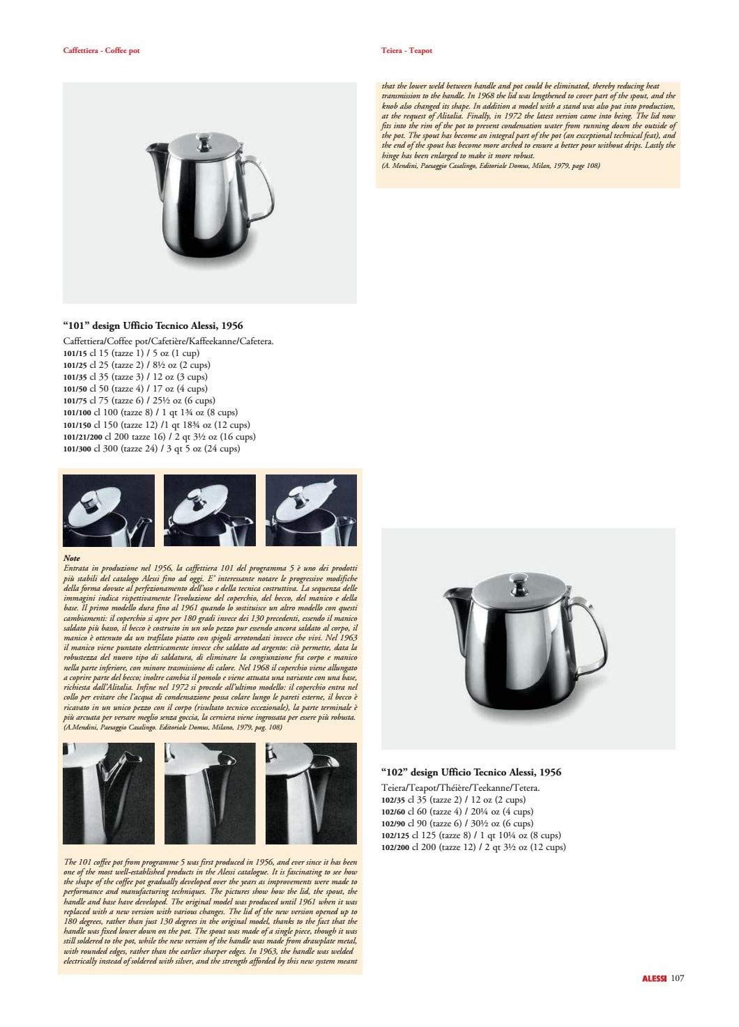 Alessi 101/15 - Jarra de café