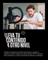 Canon EOS R50 Cuerpo Cámara Mirrorless + Objetivo RF-S 18-45 mm F4.5-6.3 IS STM + 2X Baterías (Kit de Batería Adicional), Cámara Evil APS-C (24,2 MP) -4 EV, Vídeo 4K 30 fps, Dual Pixel CMOS AF II