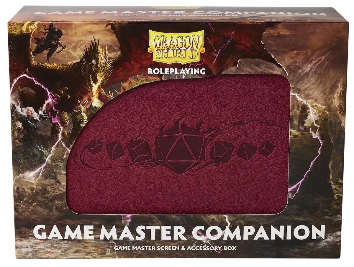 Dragon Shield Game Master Companion-Blood Red, Multicolor (Arcane Tinmen 226582)