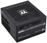 Thermaltake Toughpower PF1 750W | Fuente de alimentación para PC ATX | 80 Plus Platinum | Totalmente Modular | Ventilador silencioso de 140 mm | Certificación UE | Negro
