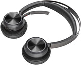 POLY Voyager Focus 2 USB-C-C Headset USB-C/A Adapter Customer Special 1- Active Noise Canceling (ANC) - Connect PC/Mac/Mobile vía Bluetooth - Negro