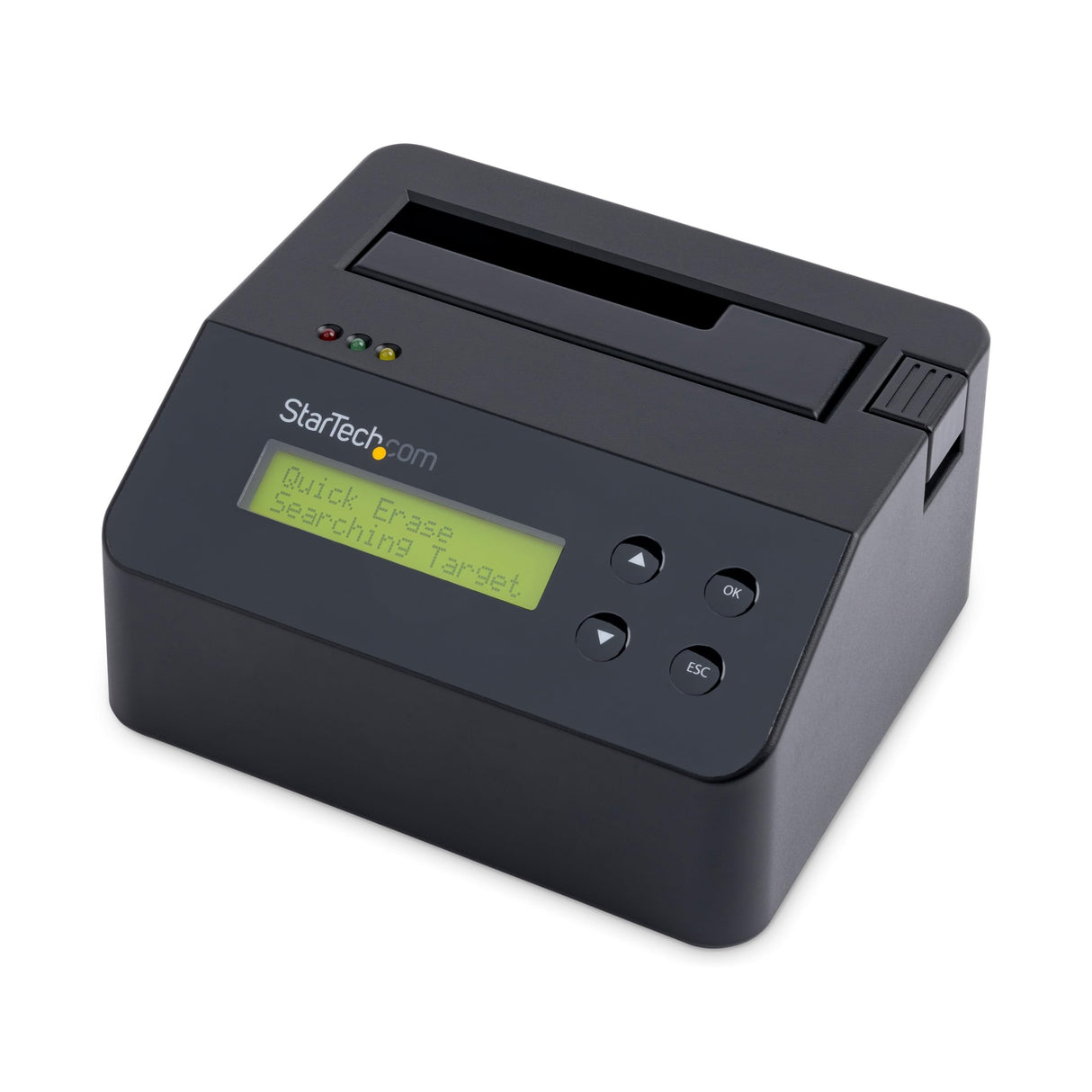 StarTech.com Borrador Autónomo USB 3.0 de 1 Bahía para Discos Duros o SSDs, USB 3.0 a SATA II (3 Gbps), TAA, 9 Modos de Borrado, Pantalla LCD, Sanitizador, Puerto DB-9 de Impresora (SDOCK1EU3P)