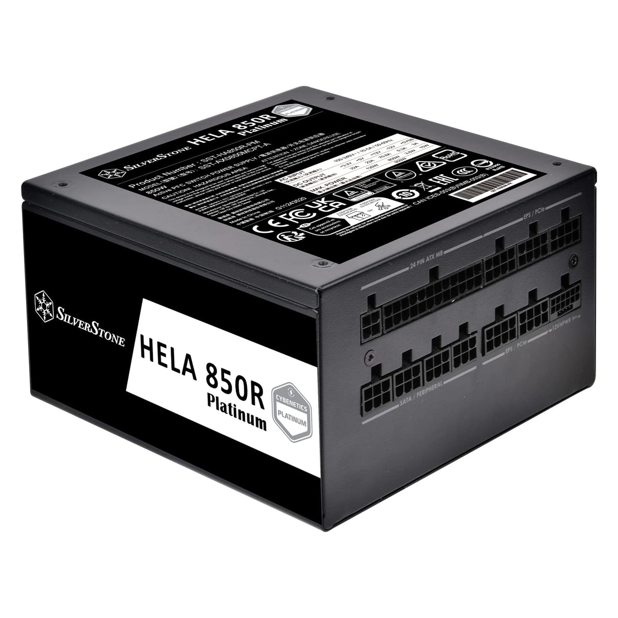 Silverstone SST-HA850R-PM - HELA Fuente de alimentación ATX Totalmente Modular PCIe 5.0 Cybenetics Platinum 850W