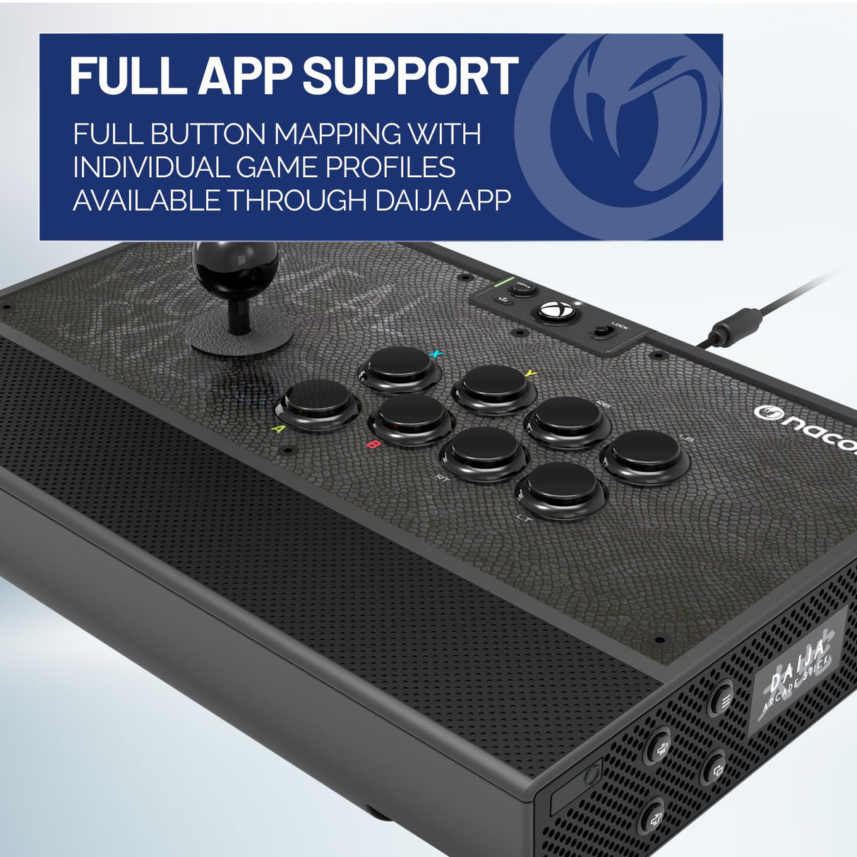 NACON Daija Arcade Fight Stick con licencia oficial para Xbox Series X | S, Xbox One, Windows 10 | 11 piezas