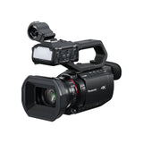 Panasonic AG-CX18EH 4K 60p Videocámara Profesional con Lente Gran Angular de 25 mm, Zoom de 24x, 3G-SDI, XLR, OIS Híbrido de 5 Ejes, Luz LED, Wi-Fi, USB PD, Negra