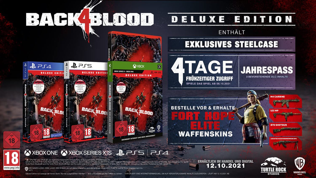 Back 4 Blood Deluxe Edition (PlayStation 5) [Importación alemana]