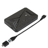 Surefire Hard Drive 2.5 Gaming I 2 TB I Negro I Disco Duro Externo I Adaptador USB-C I Windows & MacOSx I iluminación LED RGB I hasta 140MB/s I PC & Playstation & Xbox I Powered by Verbatim