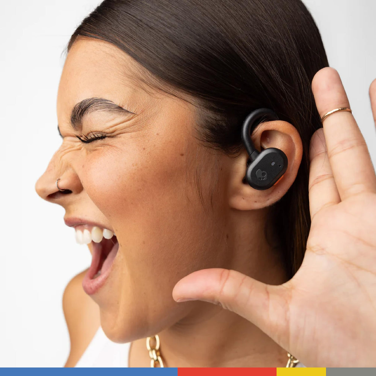 Skullcandy Push Active Auriculares In-Ear Inalámbricos, 43 h de Autonomía, Skull-iQ, con Alexa Habilitada, Micrófono, Compatibles con iPhone Android y Dispositivos Bluetooth - Negro