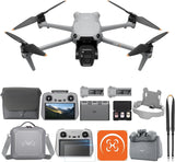 DJI Air 3S Fly More Combo (Mando a Distancia RC 2 Con Pantalla) con Accesorios Versátiles, Dron Con Cámara CMOS de 1»Gran Angular y Teleobjetivo Medio, 4K/60fps, Detección Omnidireccional y3 baterías.