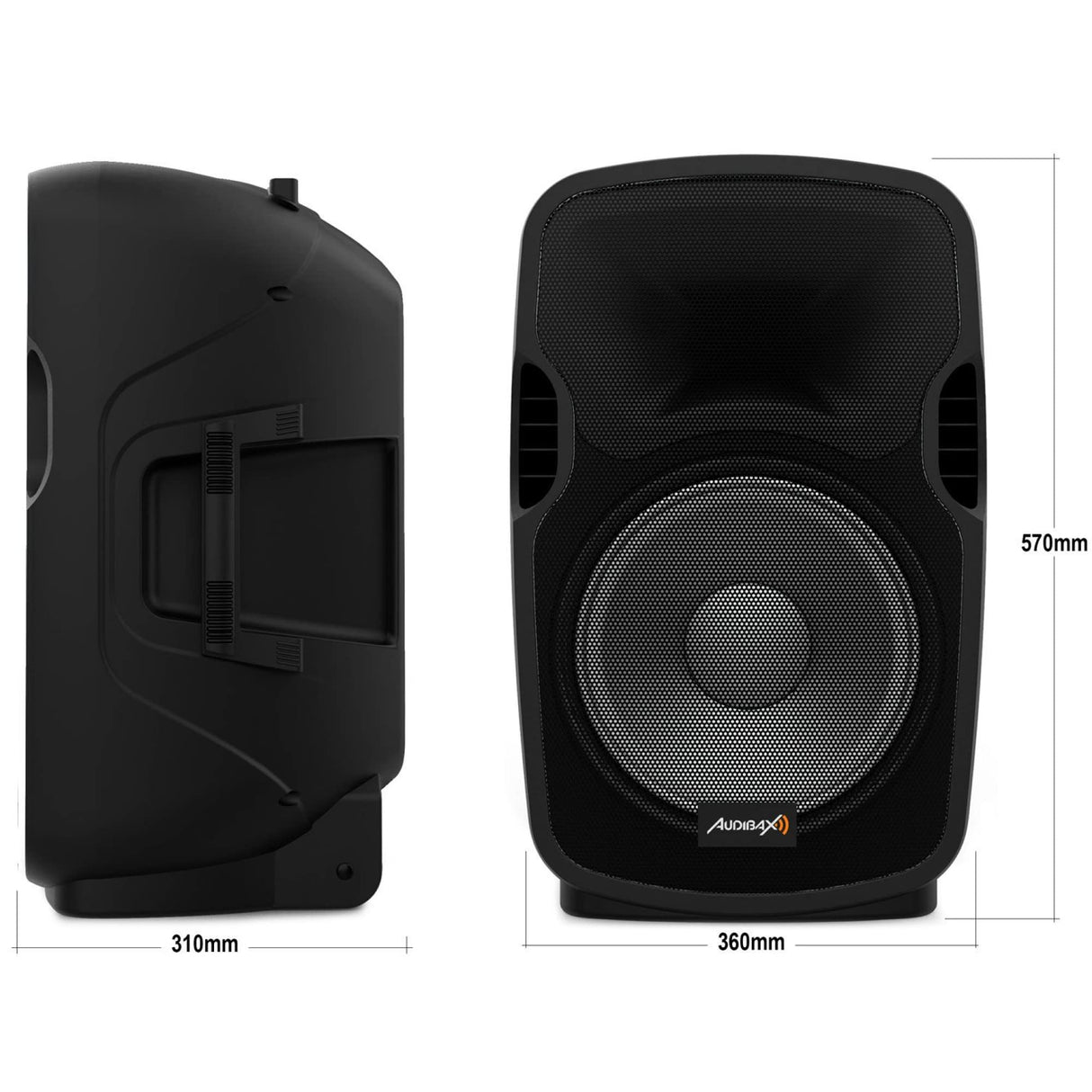 Audibax Party 212 Led Set 2 Altavoces 12
