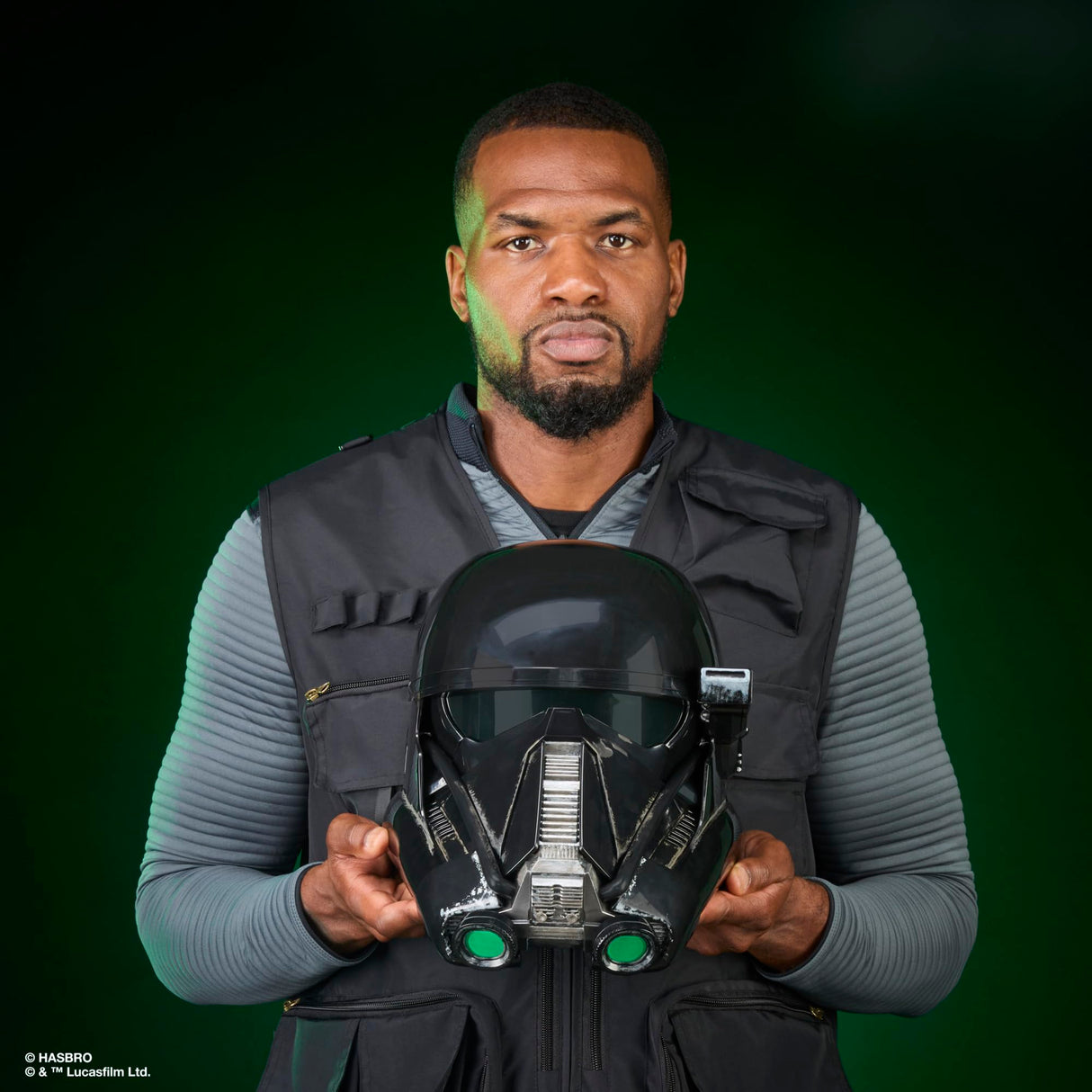 Star Wars The Black Series, Casco electrónico premium de Imperial Death Trooper, Artículo para juego de rol de adultos