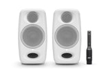 IK Multimedia iLoud Micro Monitor Pro Blanco (par) 50 W portátil y potente monitor de estudio de referencia, amplificador de alta eficiencia clase D, controladores hechos a medida para mezclar música
