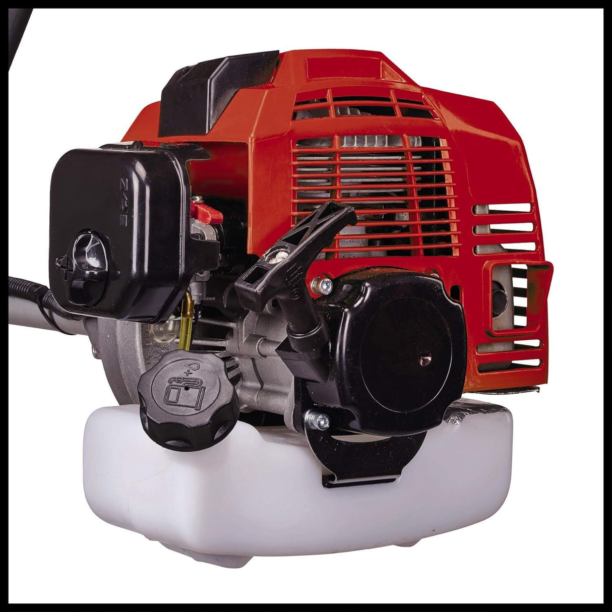 Einhell Desbrozadora de gasolina GC-BC 52 I AS. 1,5 kW, motor de 2 tiempos de baja vibración, Quick Start, incl. cuchilla de 3 dientes y carrete de hilo doble con avance automático, Multicolor