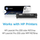 HP 131A CF210A, Negro, Cartucho Tóner Original, de 1.520 páginas, para impresoras HP LaserJet Pro 200 color MFP M276, MFP M276n, MFP M276nw, M251, M251n y M251nw