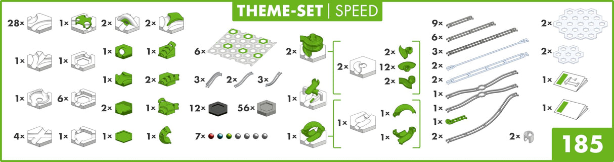 Ravensburger Gravitrax Speed, innovador y educativo juego de tallo, 8+ años