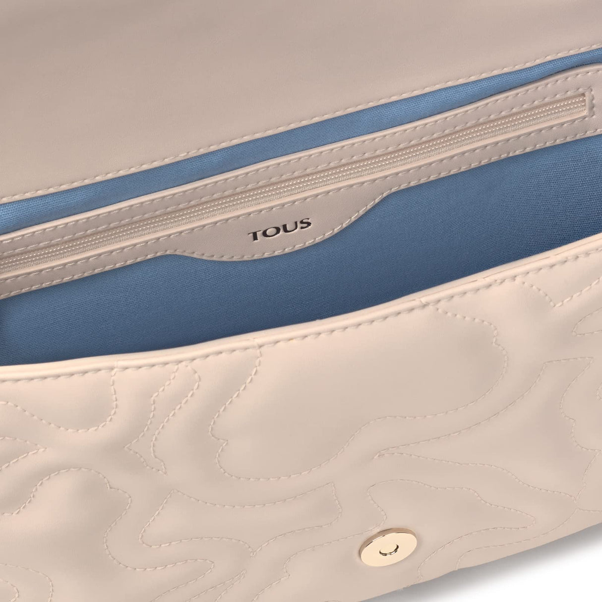 Tous 2001576943, Bolso Bandolera Solapa Kaos Dream Beige, Mediana Women's, One Size