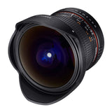 Samyang F1112103101 - Objetivo fotográfico DSLR para Nikon F Ae (Distancia Focal Fija 12mm, Apertura f/2.8-22 ED AS NCS, Ojo de Pez), Negro