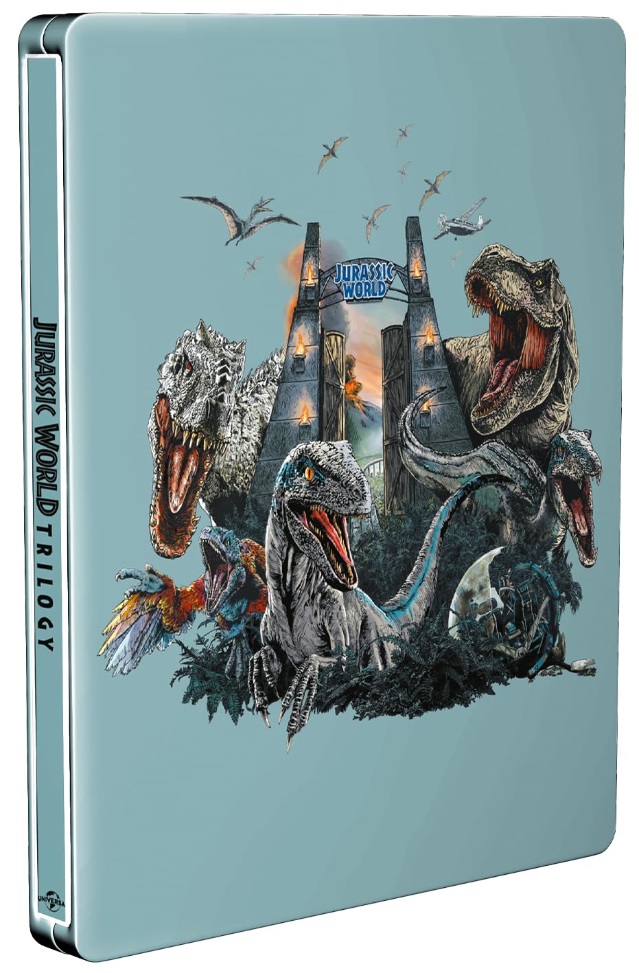 Jurassic World Trilogy [4k Ultra HD] (Ltd Ed Steelbook) [Blu-ray]