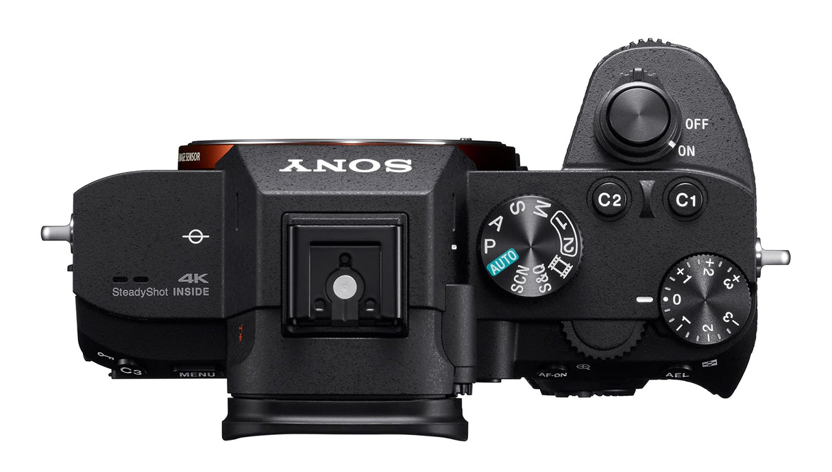 Sony Alpha 7 III -Cámara evil de fotograma completo, objetivo Zoom 28-70mm f/3.5-5.6 (Enfoque automático 0.02s, estabilización de imagen óptica de 5 ejes, 4K HLG, mayor duración de Batería) negro