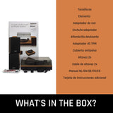 Lenco LS300WD Tocadiscos Vinilo con Altavoces - Bluetooth- Discos de Vinilo - Contrapeso Ajustable - Transmisión por Correa - MMC - RCA - Parada automática - Tapa Antipolvo - Madera