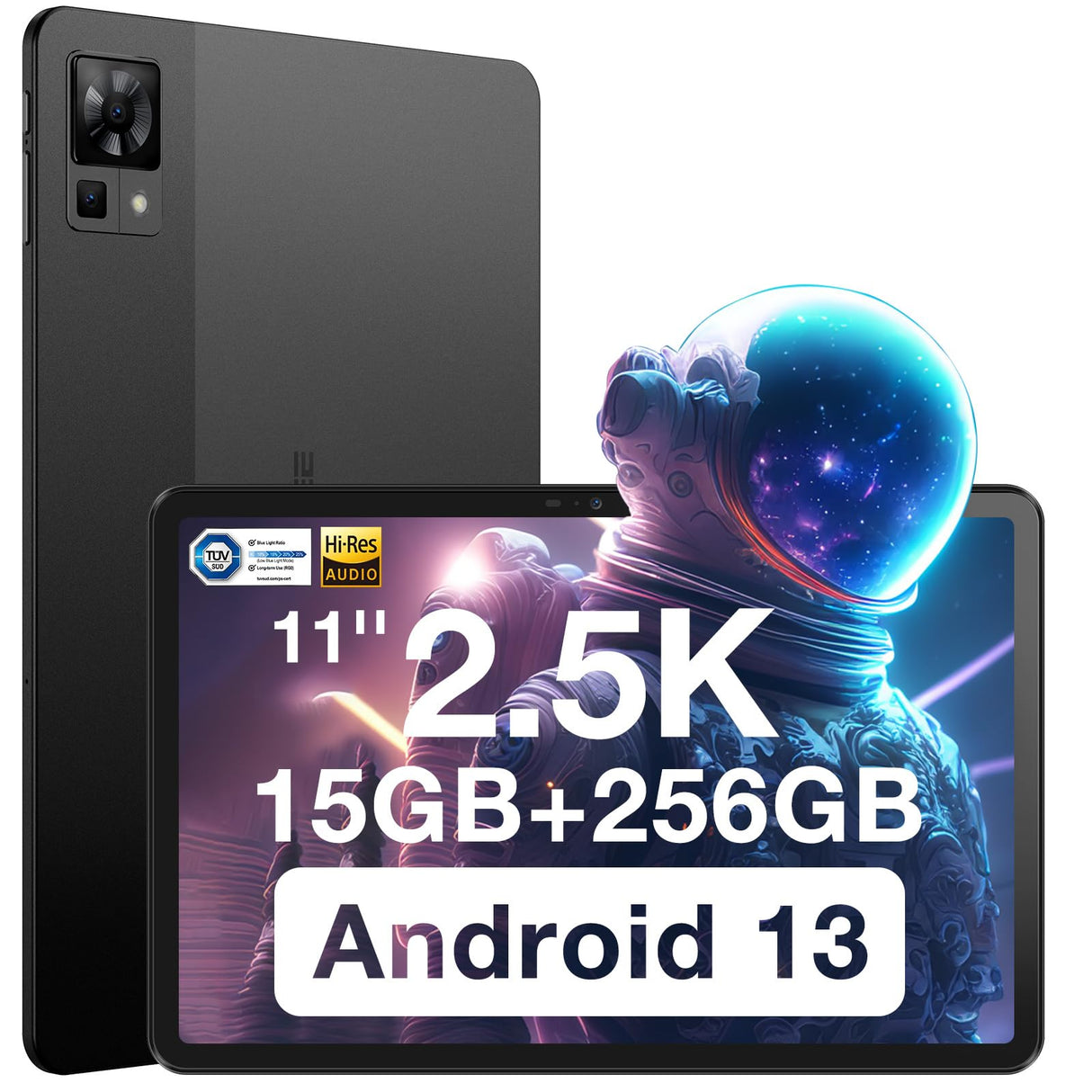 DOOGEE T30 Pro Android 13 Tablet, 11 Pulgadas 2.5K Full HD 1600 * 2560/15 GB RAM + 256 GB ROM(2TB)/Helio G99 2.2GHz/8580mAh/20MP/Dual 4G LTE+5G WiFi/Type-C