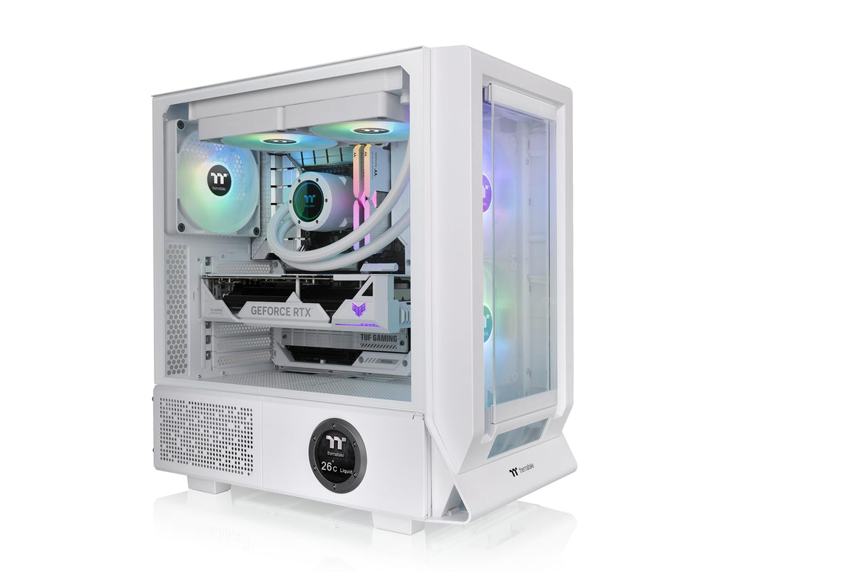 Thermaltake Ceres 350 MX | Mid Tower Chassis | Hidden Connector | Snow White