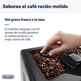 De'Longhi Eletta Cappuccino, Máquina Automática de Café en Grano, Espresso, Cafetera, ECAM46.860.B, Negro