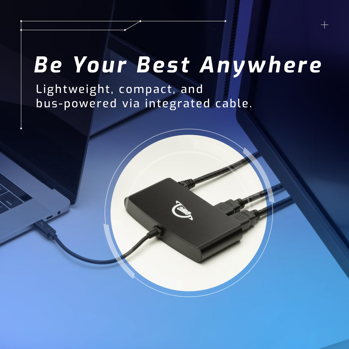 OWC Mini Base Thunderbolt 3 con HDMI 2.0, Ethernet, USB