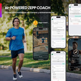 Amazfit Balance Reloj Inteligente 46 mm, Pago Sin Contacto NFC, AI Entrenador Físico, Batería de 14 Días, Monitoreo del Sueño y la Salud, GPS, 150 Modos Deportivos, Smartwatch para Android y iPhone