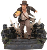 Estatua Indiana Jones HUYENDO con ÍDOLO 25CM