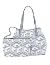 GUESS Vikky Tote, Bag Women, Logo de Piedra, One Size