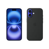 Apple iPhone 16 (512 GB) - Azul Ultramar + Funda de Silicona con MagSafe - Negro
