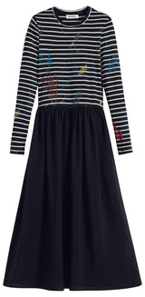 Desigual Vest_Raya_HIBRIDA Casual Dress, Negro, M Women's