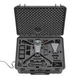 TOMcase Maleta Exterior Ready To Fly para dji Mavic 3 Enterprise/Thermal/Multispectral, Plus Combo, RC Pro Controller, Cargar en la Caja, IP67 Caso Impermeable - Made in Germany (Negro)