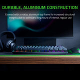Razer Huntsman Mini (Purple Switch) - Teclado Gaming, compacto para juegos del 60% con interruptores opto-mecánicos (tapas de teclas PBT, cable USB-C desmontable) Teclado Español - Negro